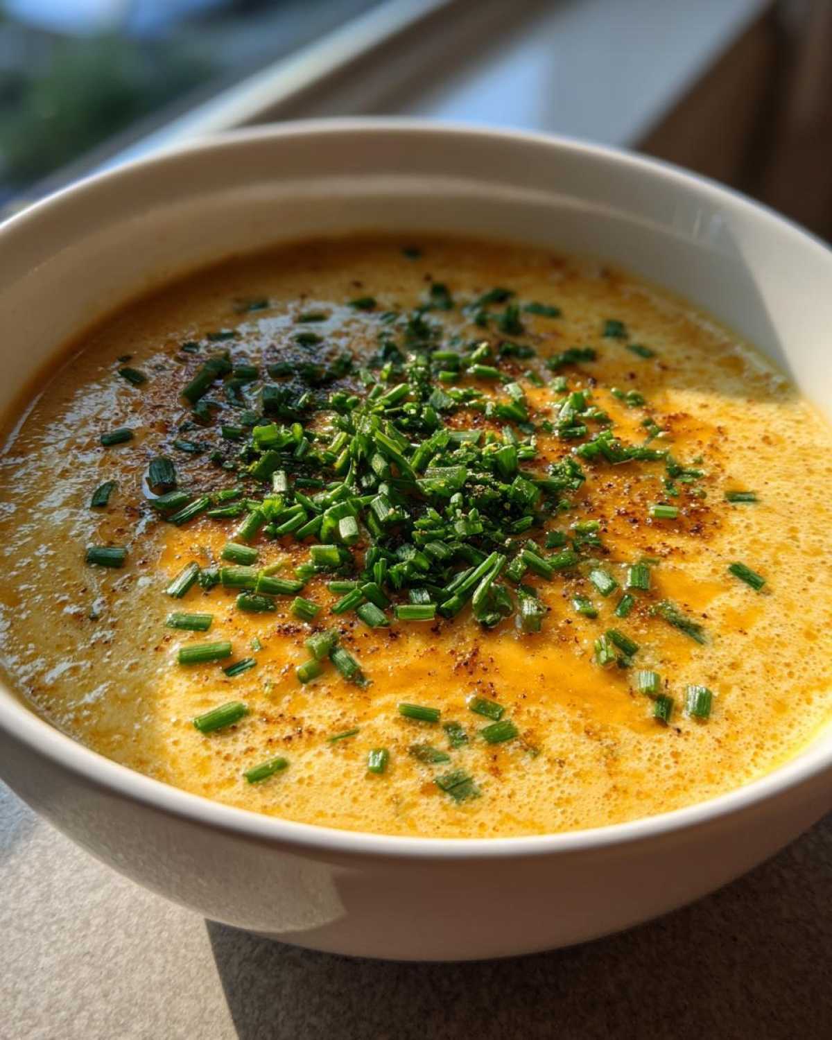 Cheddar Apple Soup (Savory Fall Soup in 20 Minutes) - detail 1