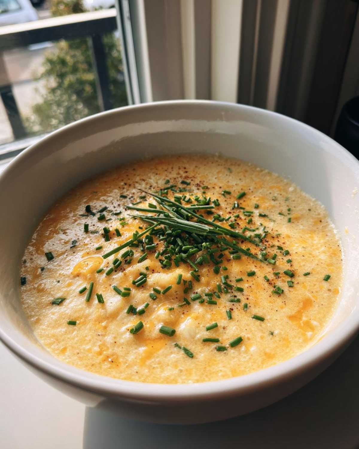 Cheddar Apple Soup (Savory Fall Soup in 20 Minutes) - detail 2