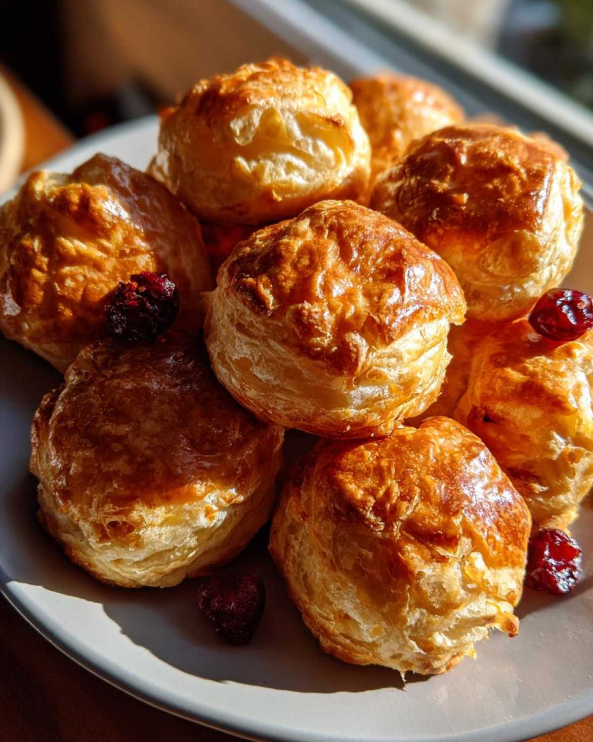 Cranberry Brie Puff Pastry Bites (Easy Holiday Appetizer) - detail 2