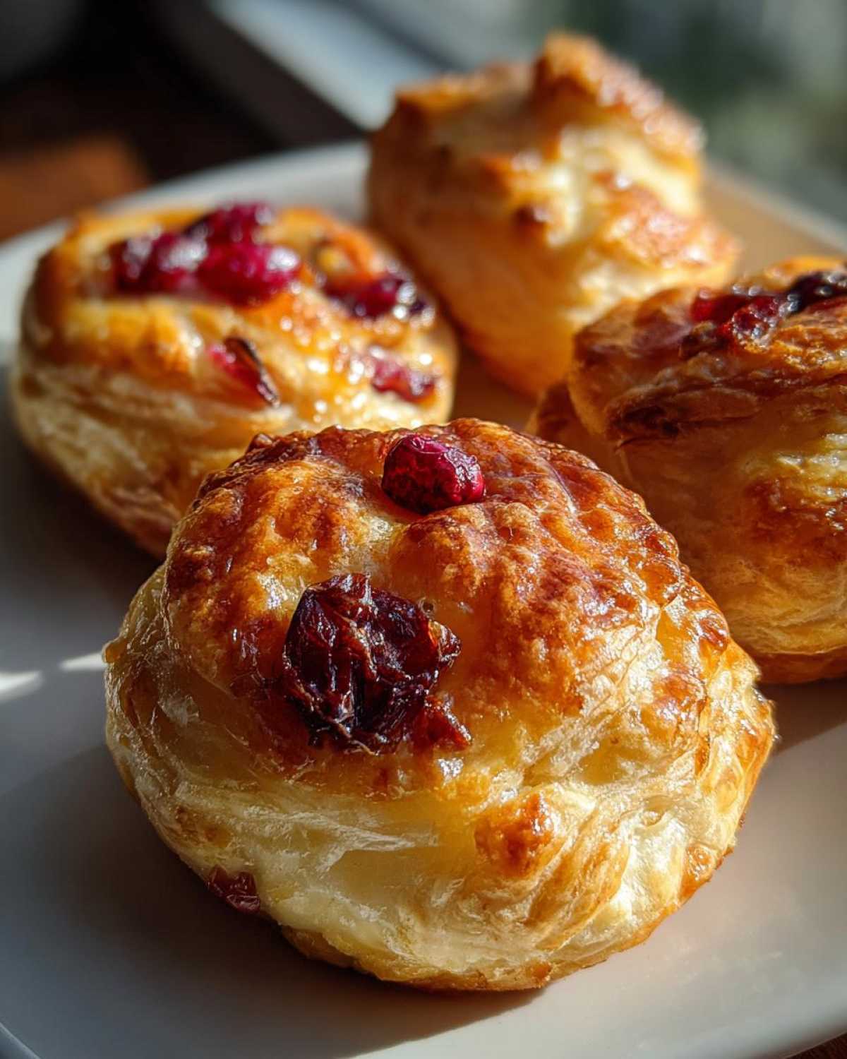Cranberry Brie Puff Pastry Bites (Easy Holiday Appetizer) - detail 4