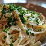 Creamy Cauliflower Alfredo (Low-Calorie Pasta Swap)