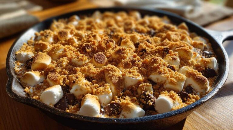 S'mores Dip (Indoor Campfire Dessert in 10 Minutes)