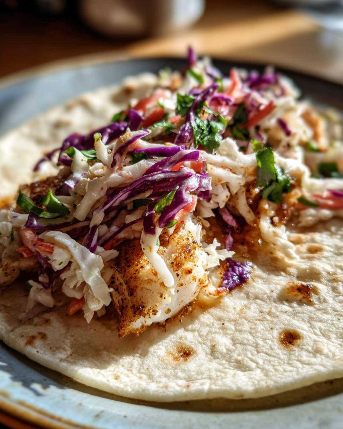 Air Fryer Fish Tacos with Slaw (15 Min) - detail 1