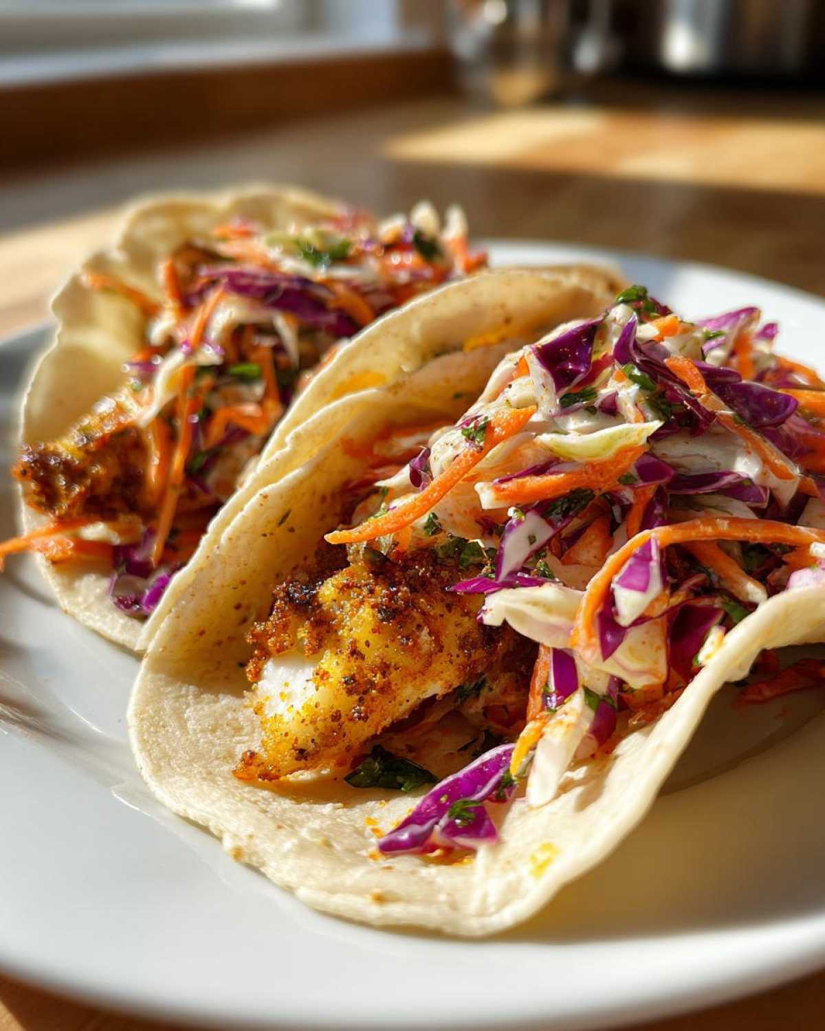 Air Fryer Fish Tacos with Slaw (15 Min) - detail 2