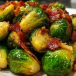 Air Fryer Maple Bacon Brussels Sprout Bites