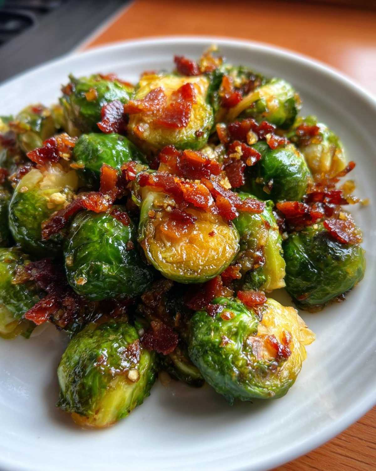 Air Fryer Maple Bacon Brussels Sprout Bites - detail 2