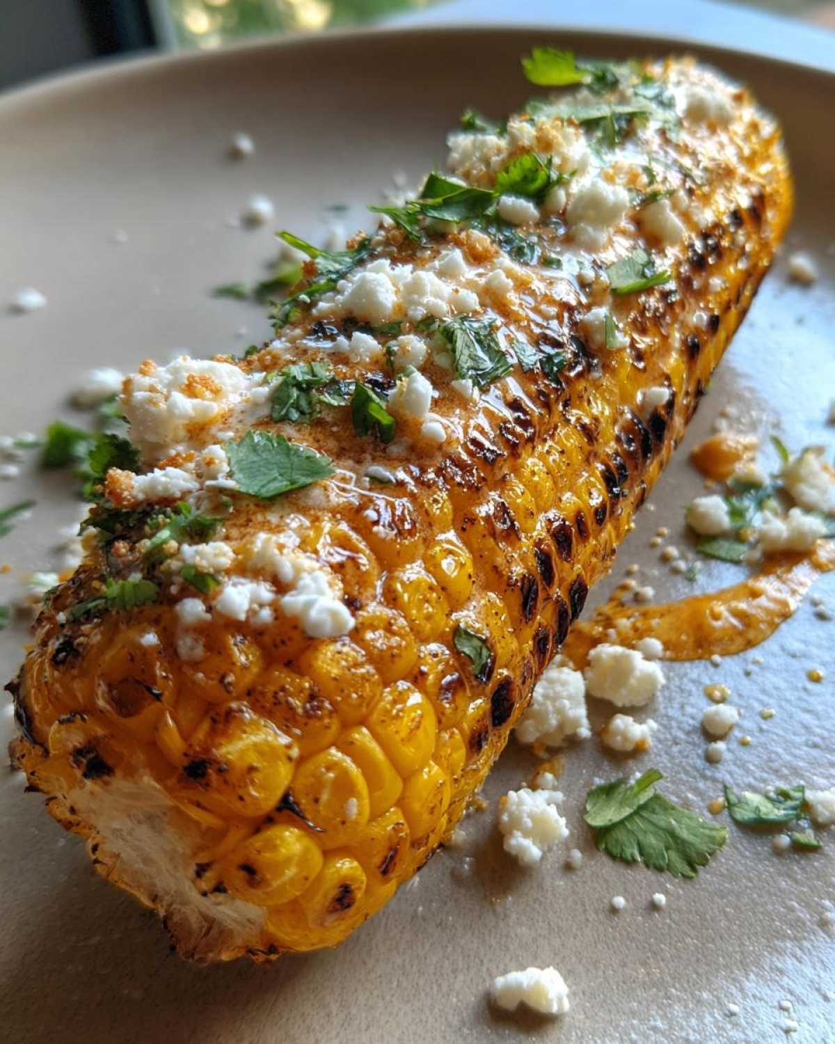 Air fryer Mexican street corn - detail 2