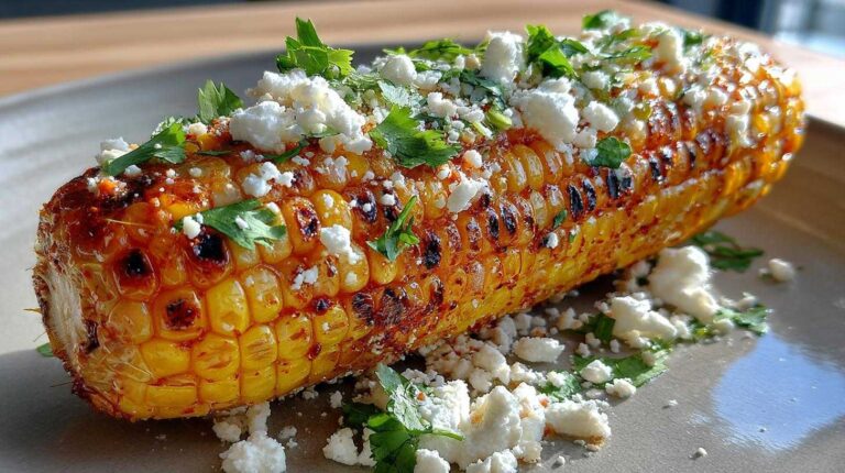 Air fryer Mexican street corn