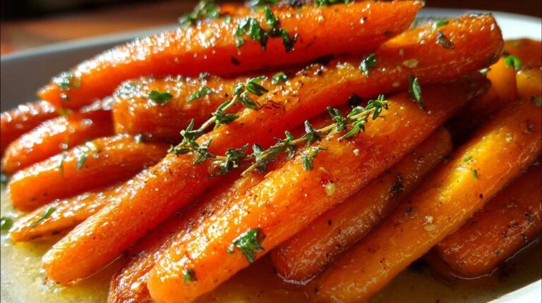 Apple Cider Glazed Carrots (10 Min)