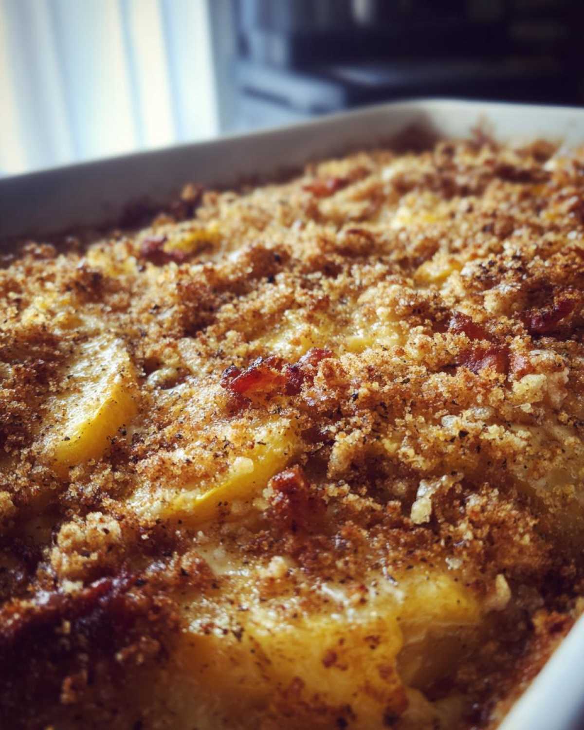 Bacon squash casserole - detail 2