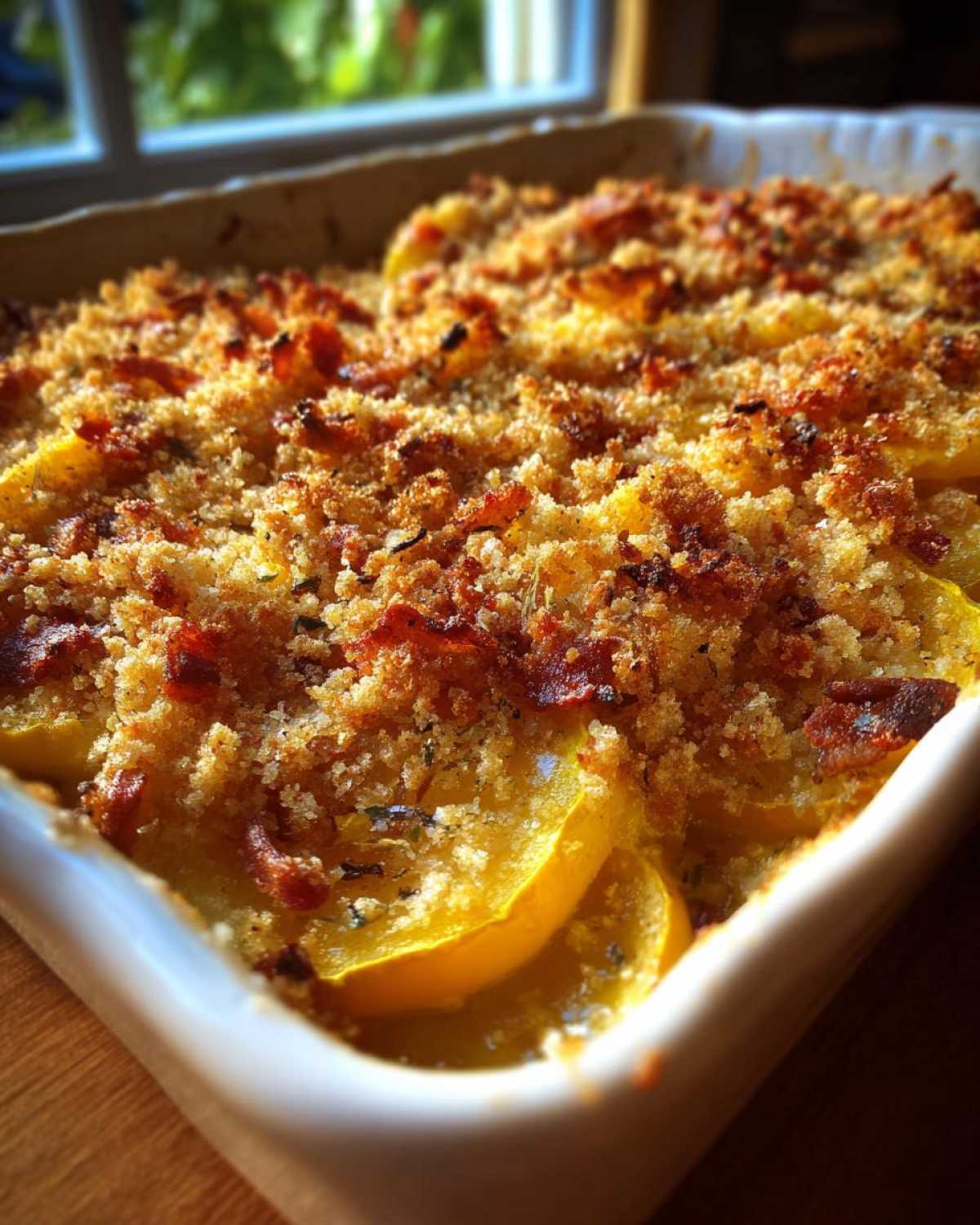 Bacon squash casserole - detail 4