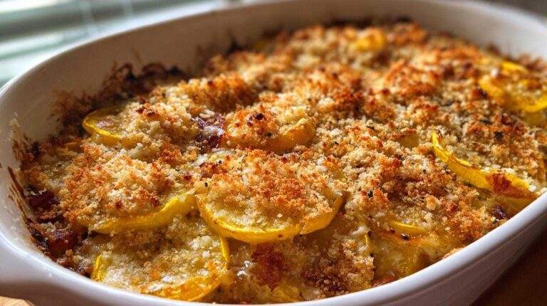 Bacon squash casserole