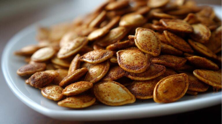 Cinnamon Roasted Pumpkin Seeds (5 Min)