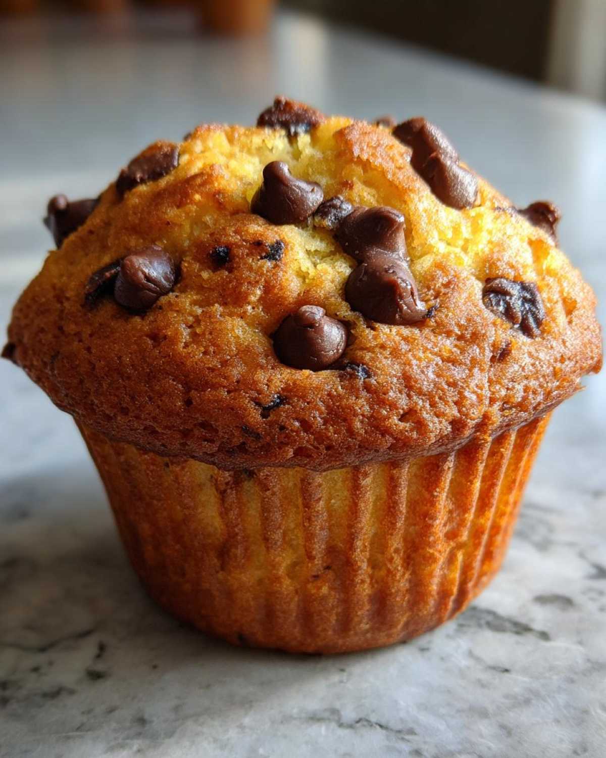 Classic chocolate chip muffins - detail 3
