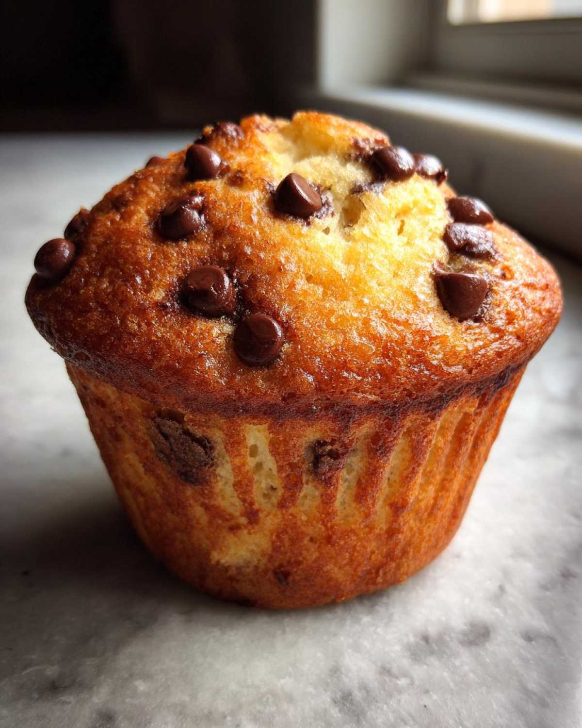 Classic chocolate chip muffins - detail 4