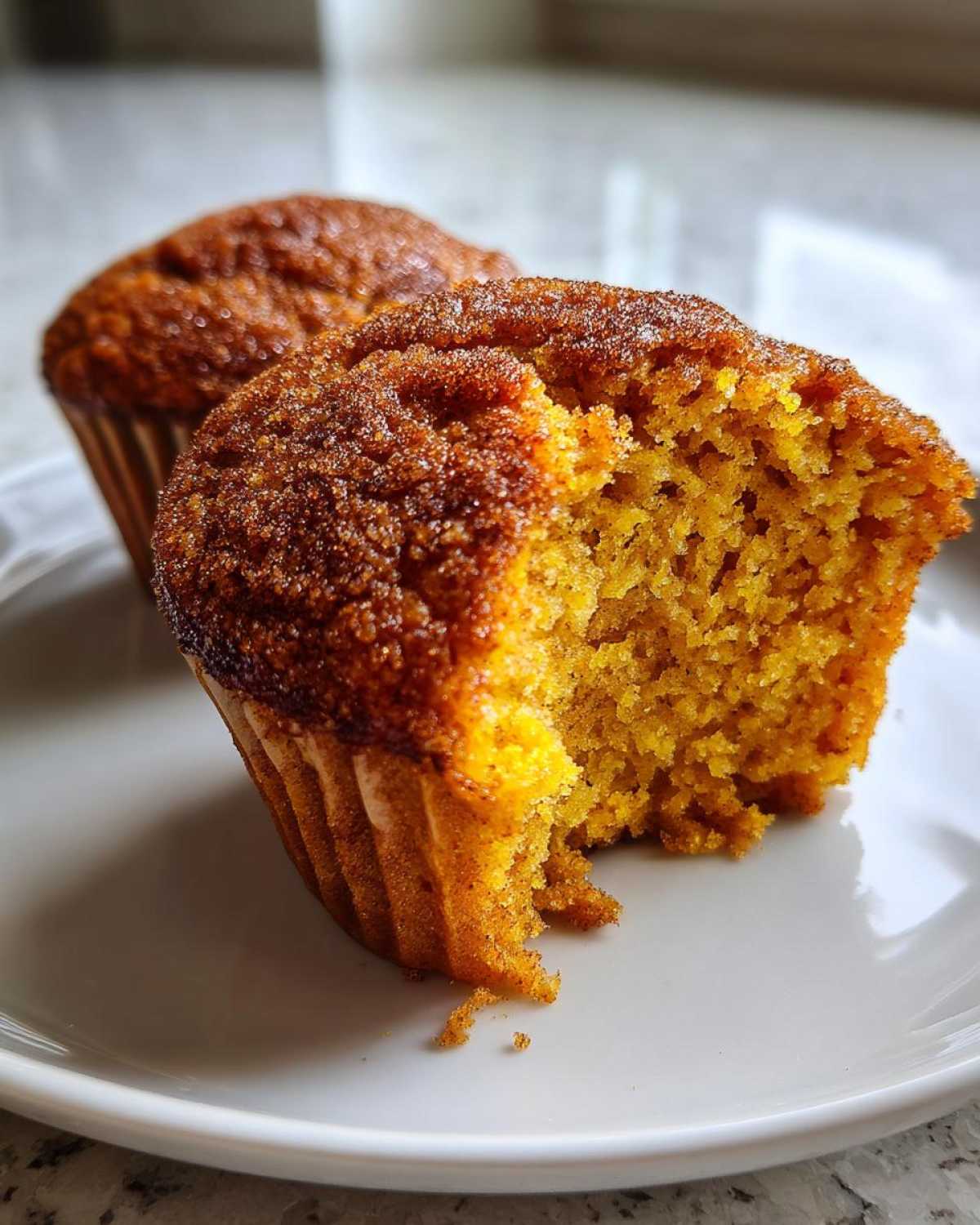 Classic pumpkin muffins - detail 2