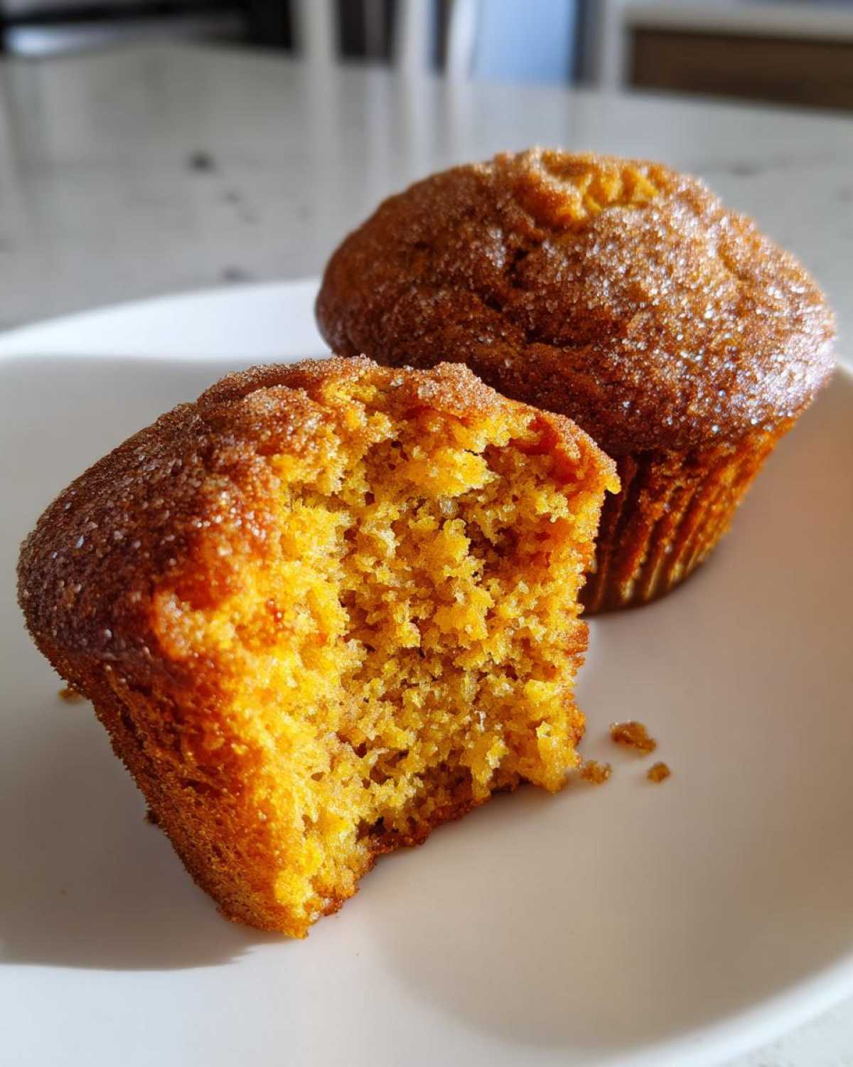 Classic pumpkin muffins - detail 3