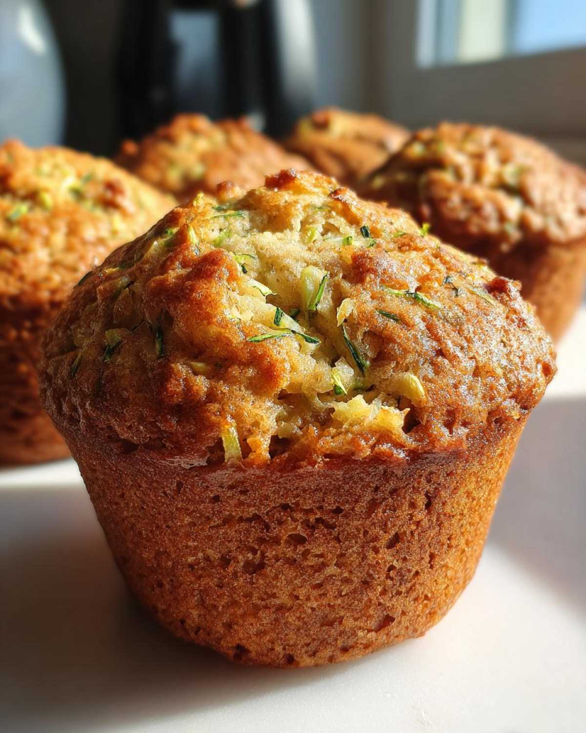 Classic zucchini muffins - detail 1