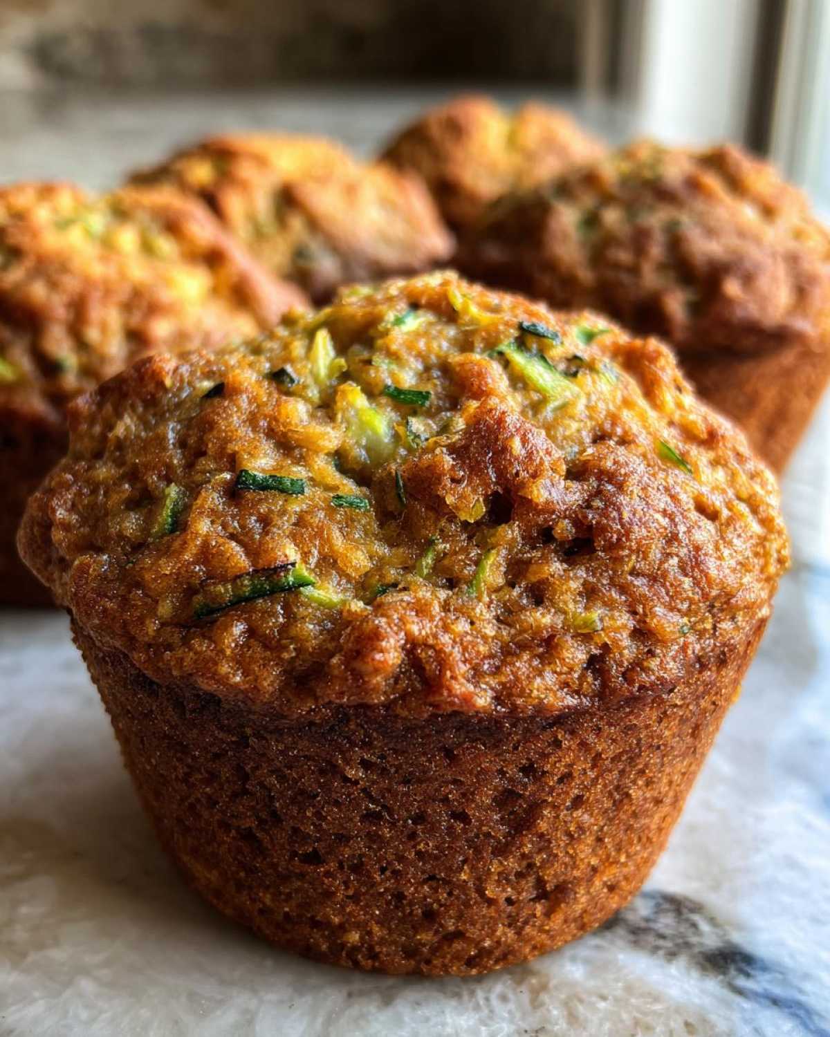 Classic zucchini muffins - detail 4