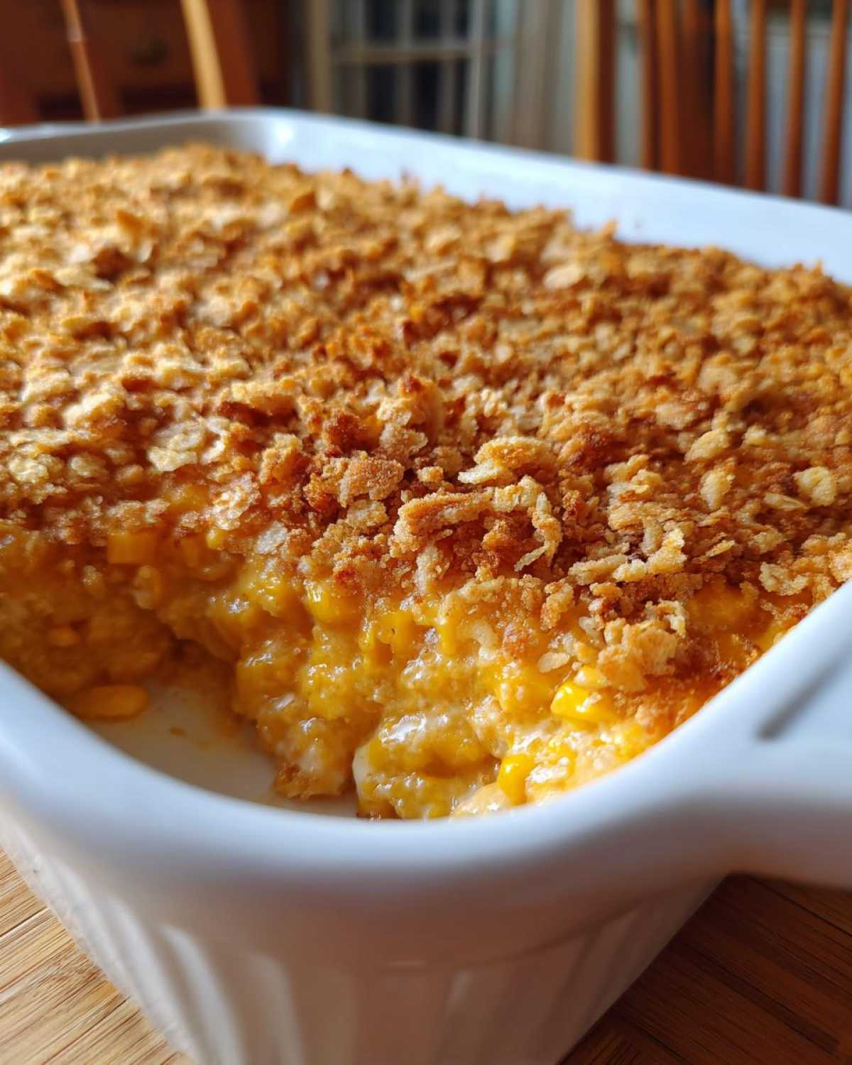 Corn and squash casserole - detail 2