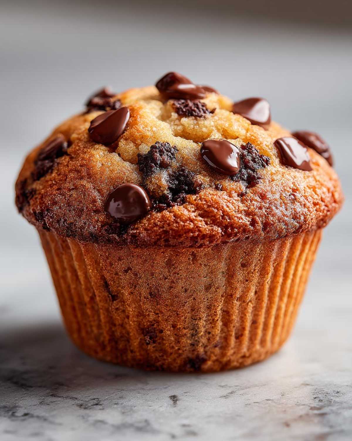 Gluten-free chocolate chip muffins - detail 1