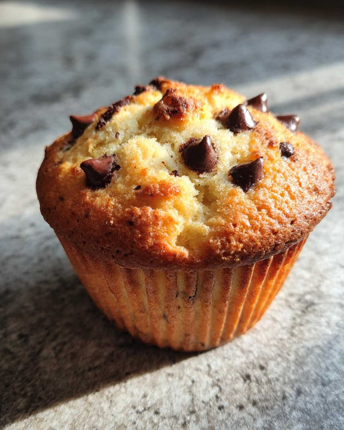 Gluten-free chocolate chip muffins - detail 2