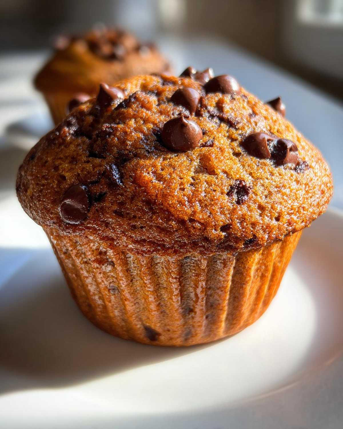 Gluten-free chocolate chip muffins - detail 3
