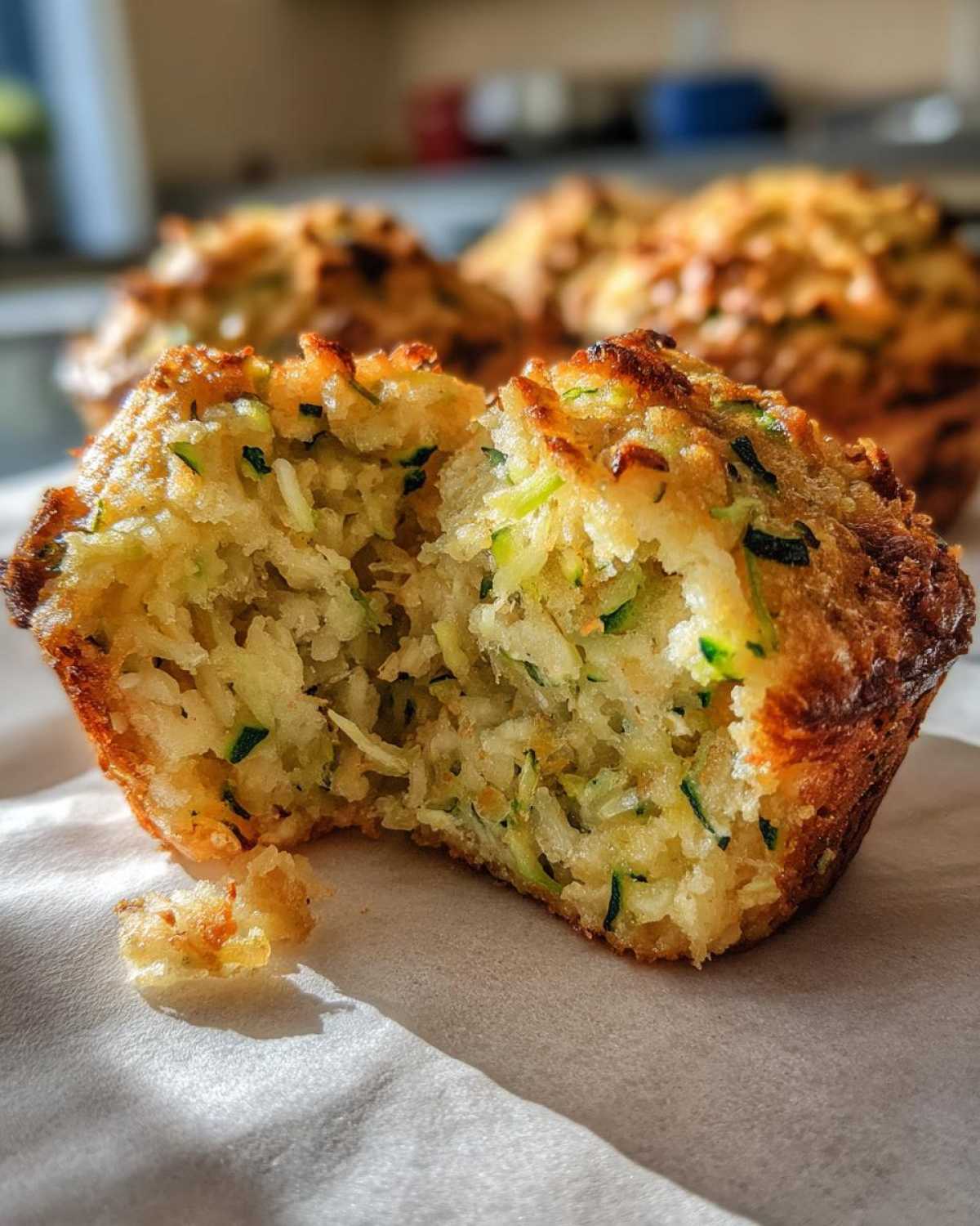 Gluten-free zucchini muffins - detail 2