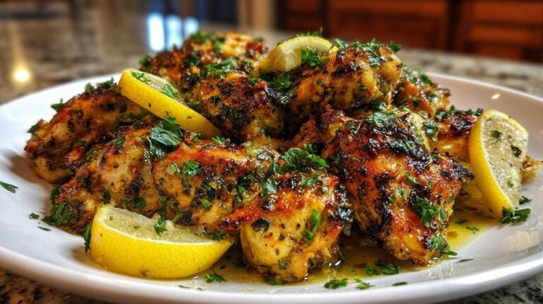 Greek Lemon Garlic Chicken (20 Min)