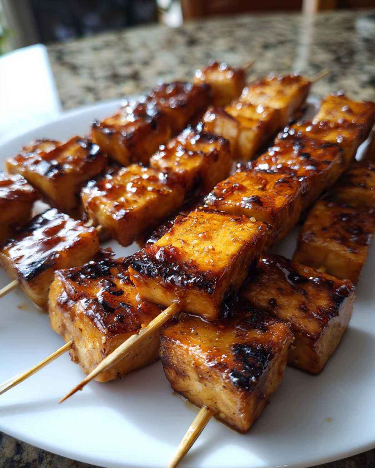 Grilled Teriyaki Tofu Skewers (10 Min) - detail 1