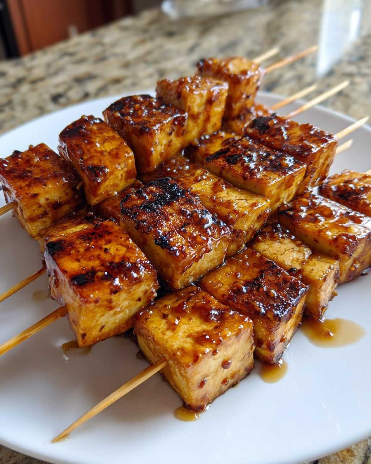 Grilled Teriyaki Tofu Skewers (10 Min) - detail 2