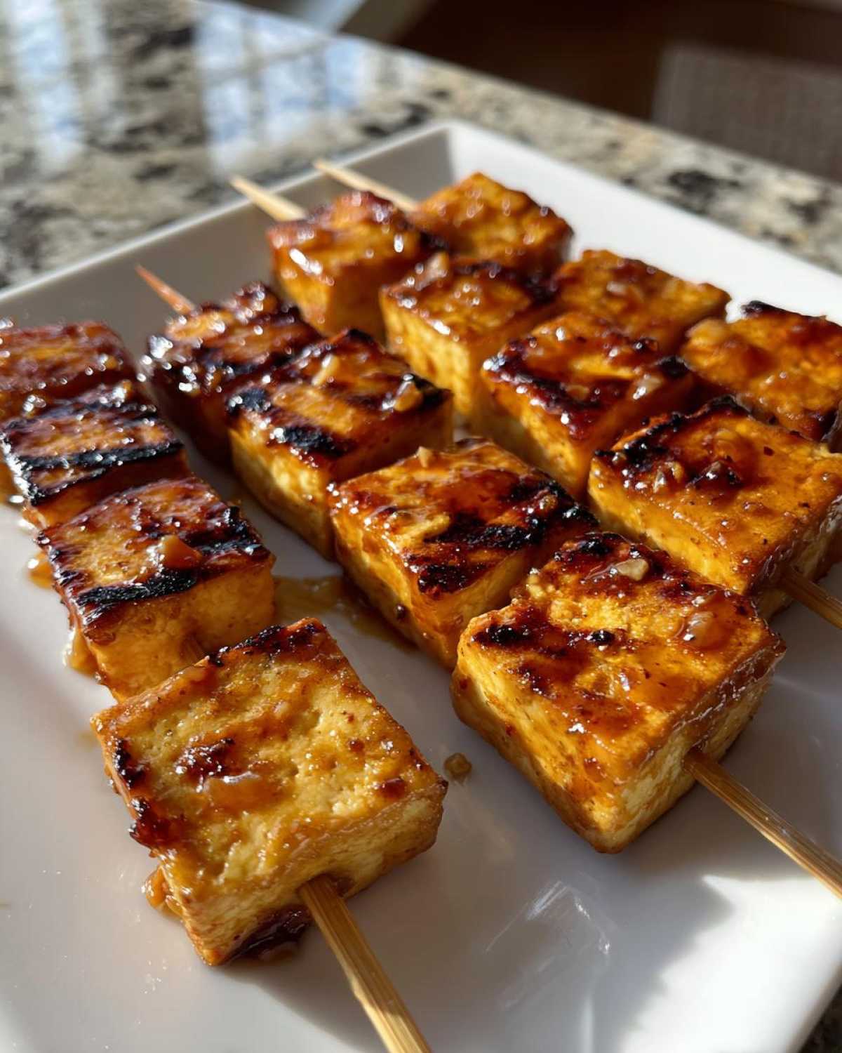Grilled Teriyaki Tofu Skewers (10 Min) - detail 3