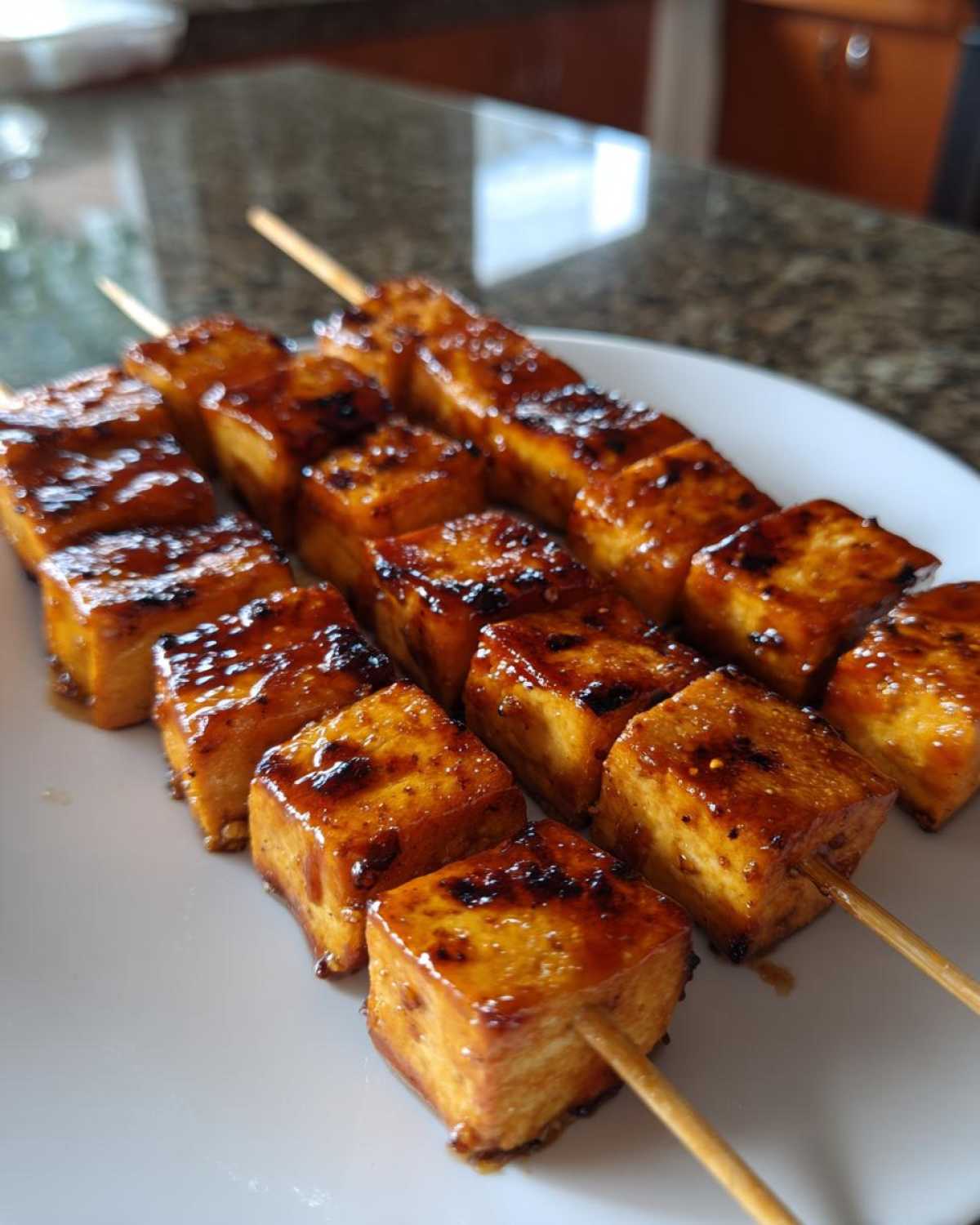Grilled Teriyaki Tofu Skewers (10 Min) - detail 4