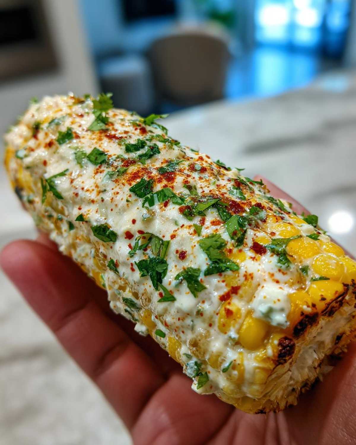 Grilled elote - detail 3