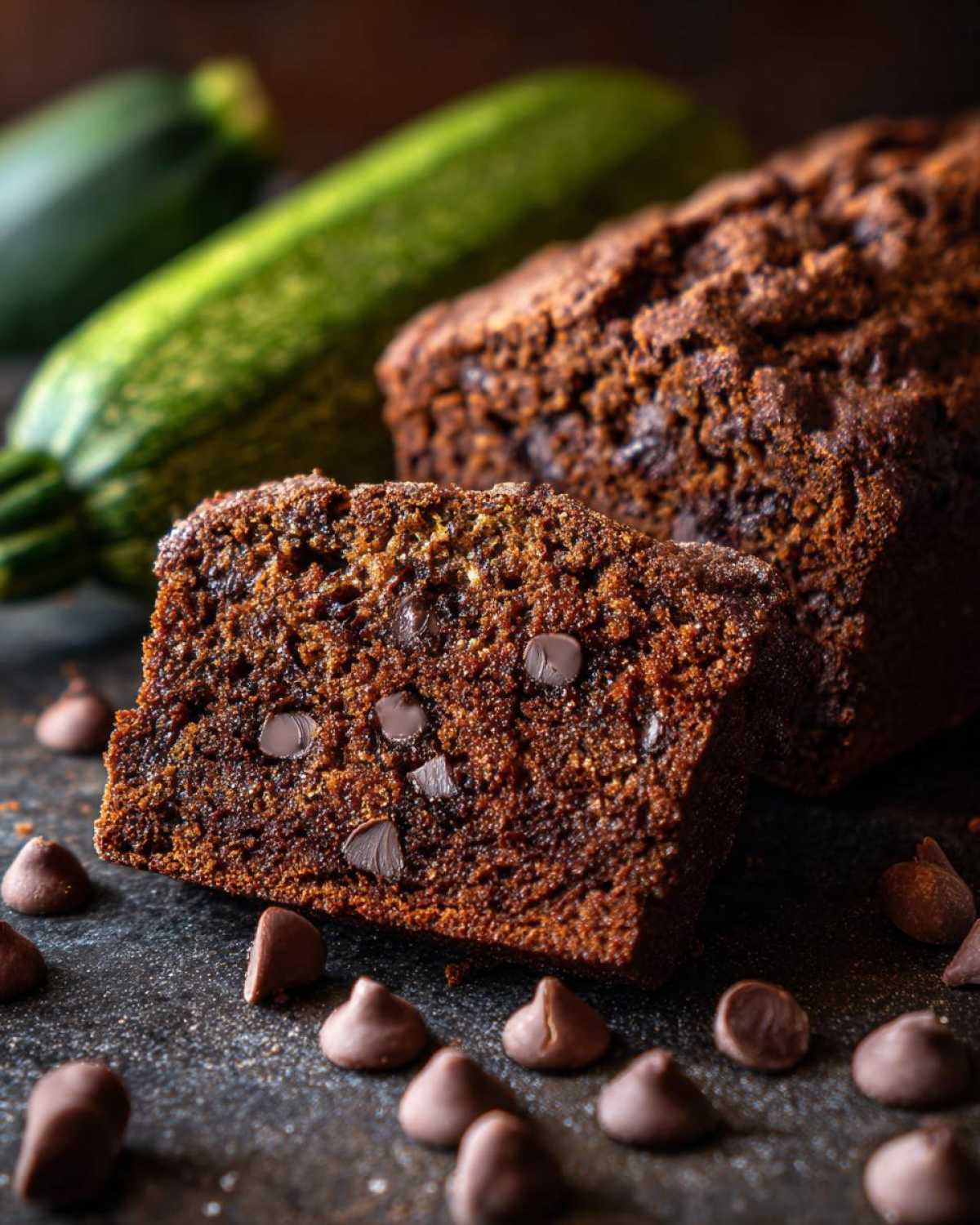 Healthy Double Chocolate Zucchini Bread Gluten Free - detail 2