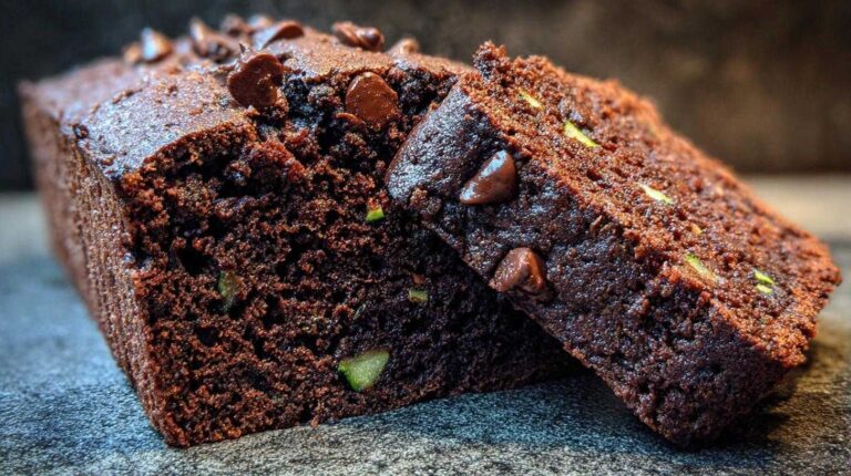 Healthy Double Chocolate Zucchini Bread Gluten Free