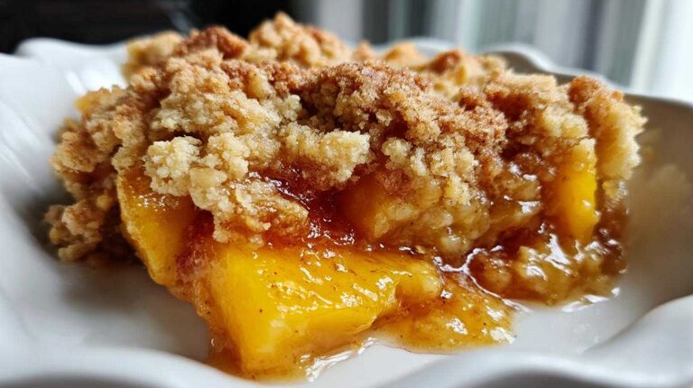 Homemade Peach Cobbler (with Fresh Peaches)