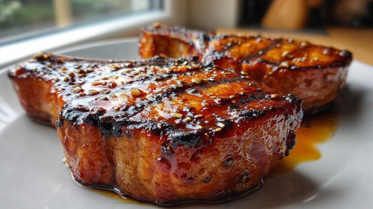 Honey Soy Glazed Pork Chops (15 Min)