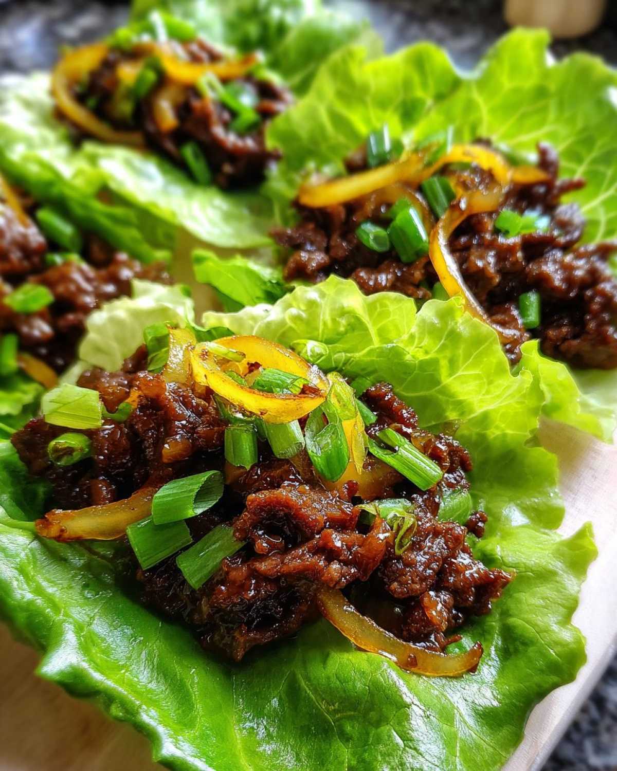 Korean Beef Bulgogi Lettuce Wraps (15 Min) - detail 1