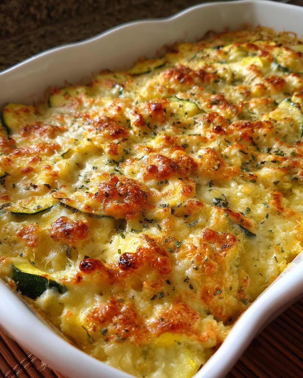 Low-carb squash casserole - detail 2