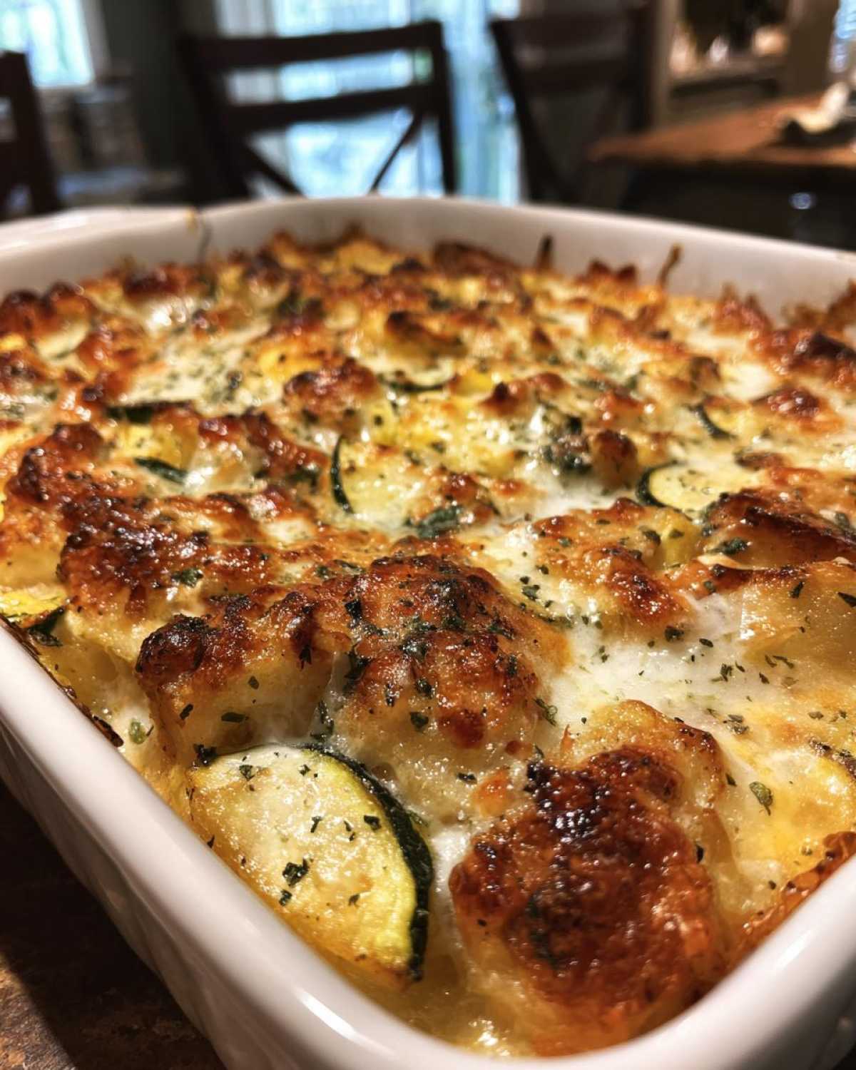 Low-carb squash casserole - detail 3