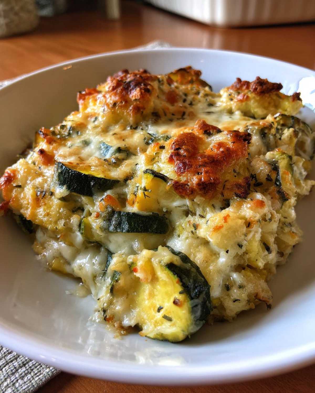 Low-carb squash casserole - detail 4