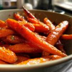 Maple Glazed Roasted Carrots (15 Min)