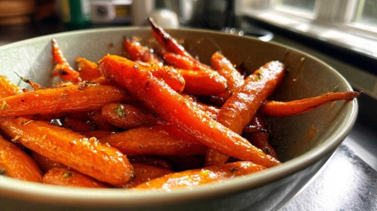 Maple Glazed Roasted Carrots (15 Min)
