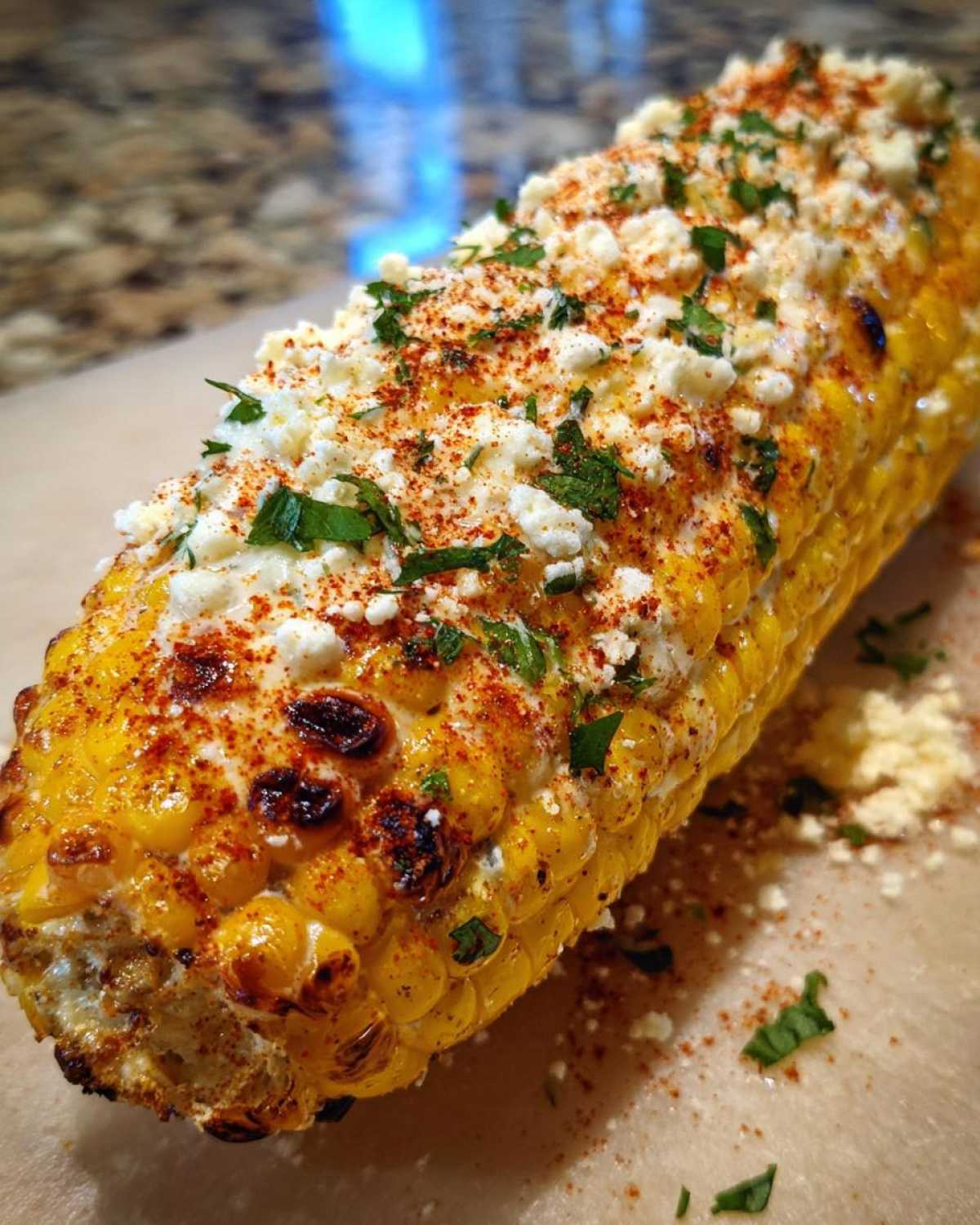 Mexican street corn - detail 1