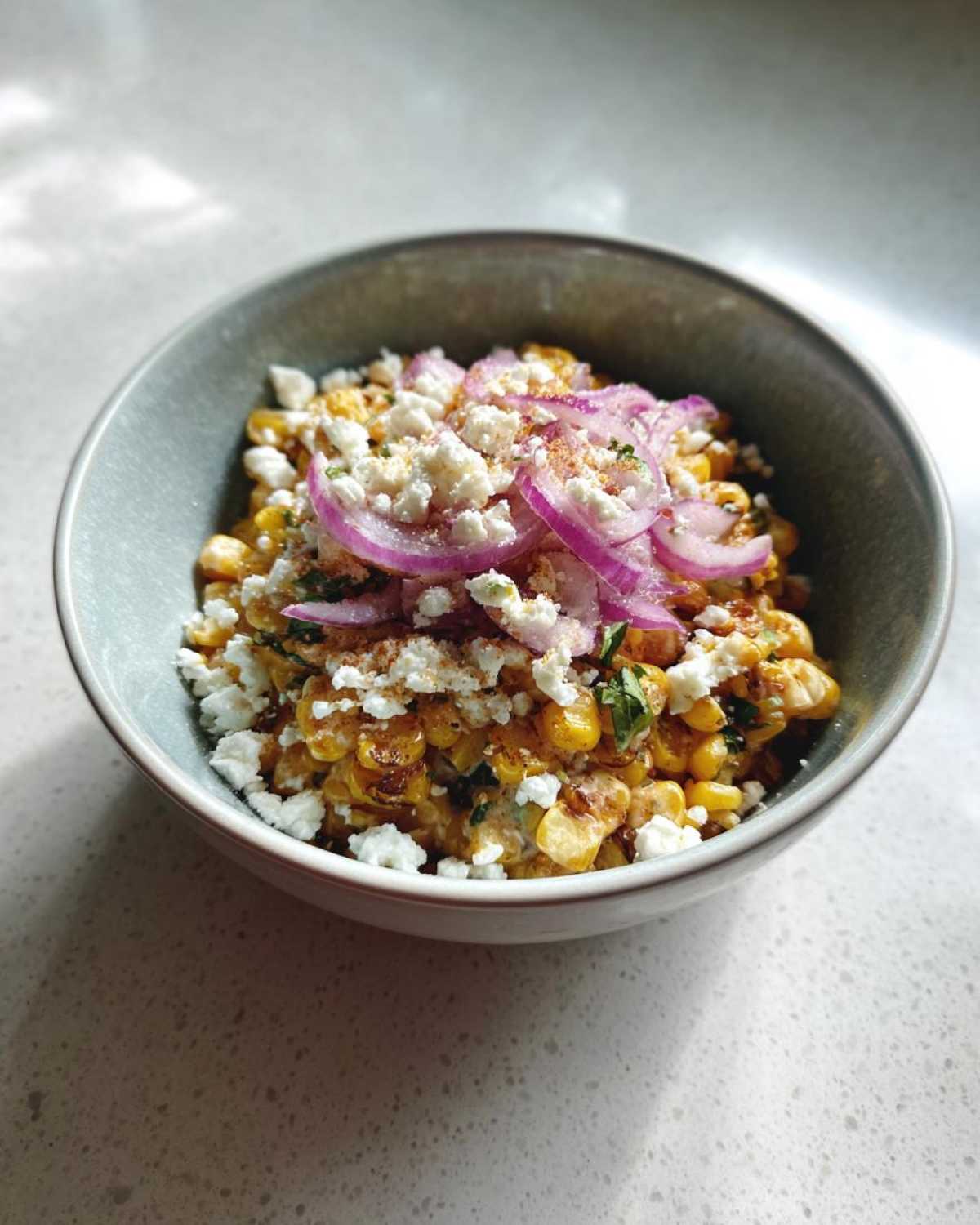 Mexican street corn bowl - detail 3