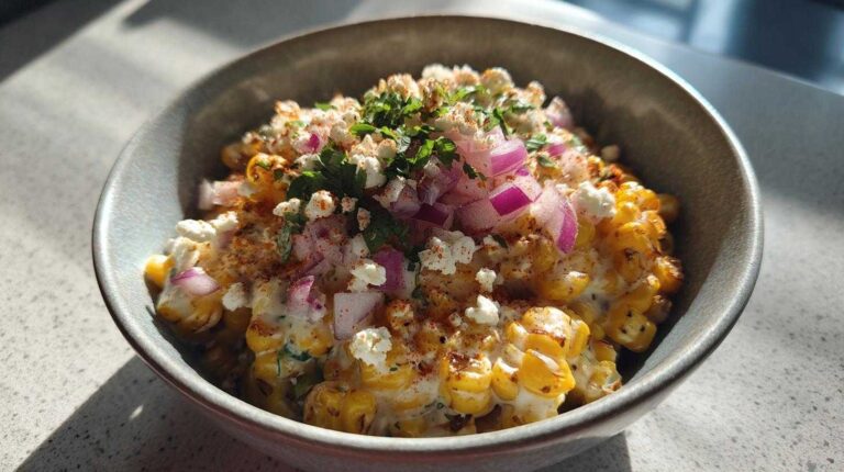 Amazing 4-Ingredient Mexican Street Corn Bowl Mexican street corn bowl