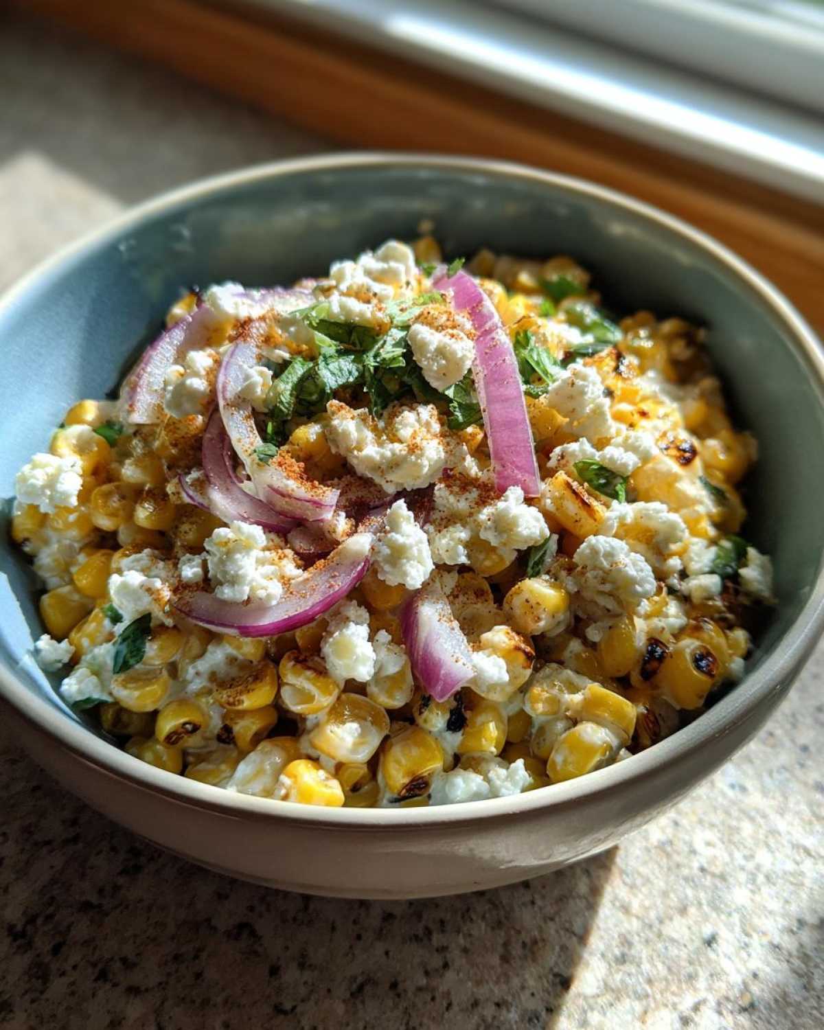 Mexican street corn bowl - detail 4