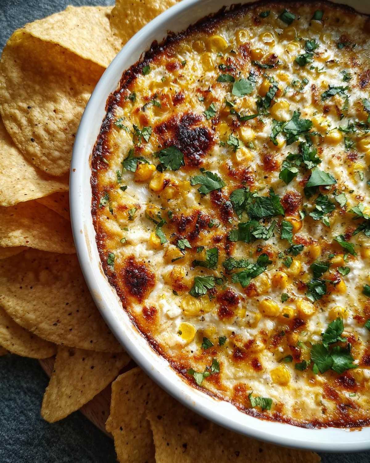 Mexican street corn dip - detail 1