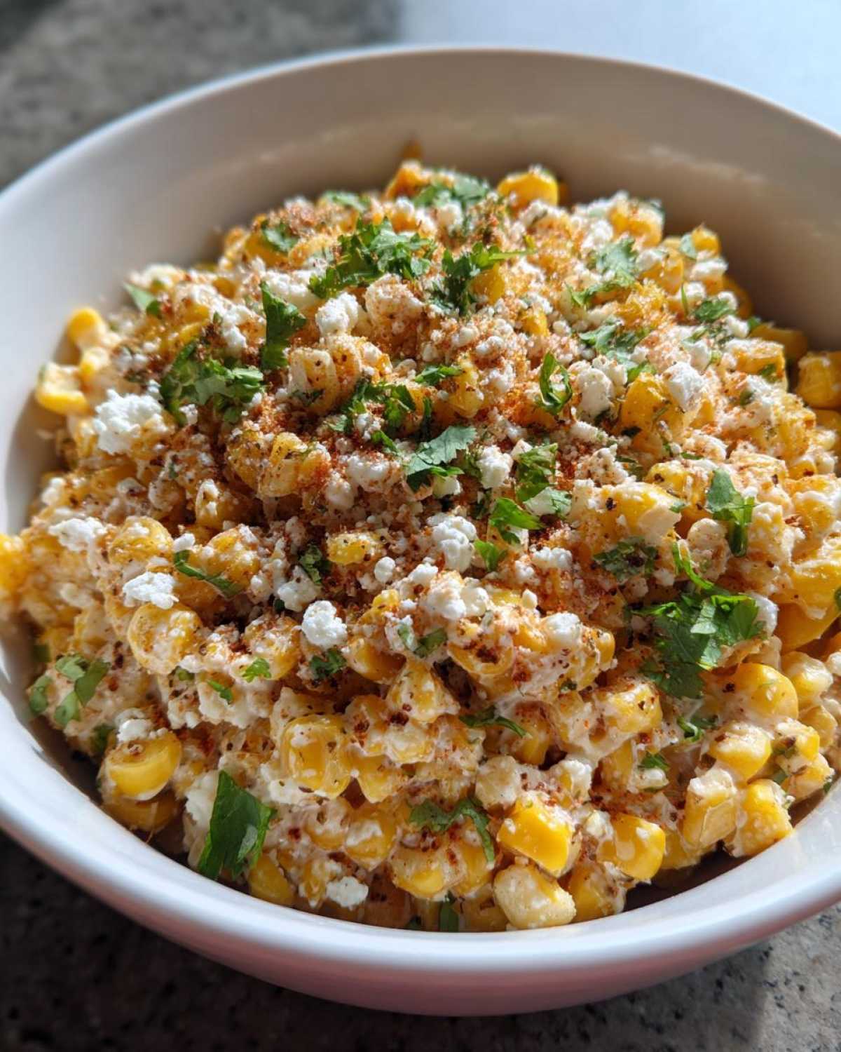 Mexican street corn salad - detail 2